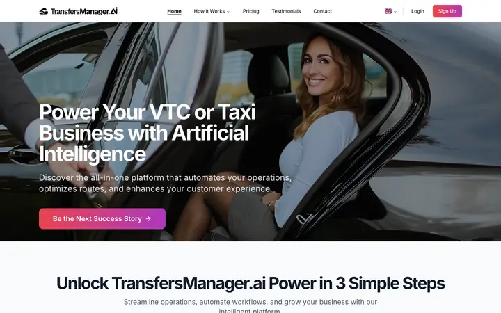 Captura de la interfaz de Transfers Manager